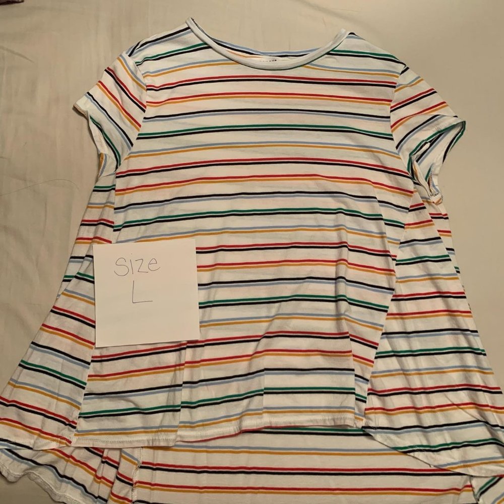 Rainbow Striped Top